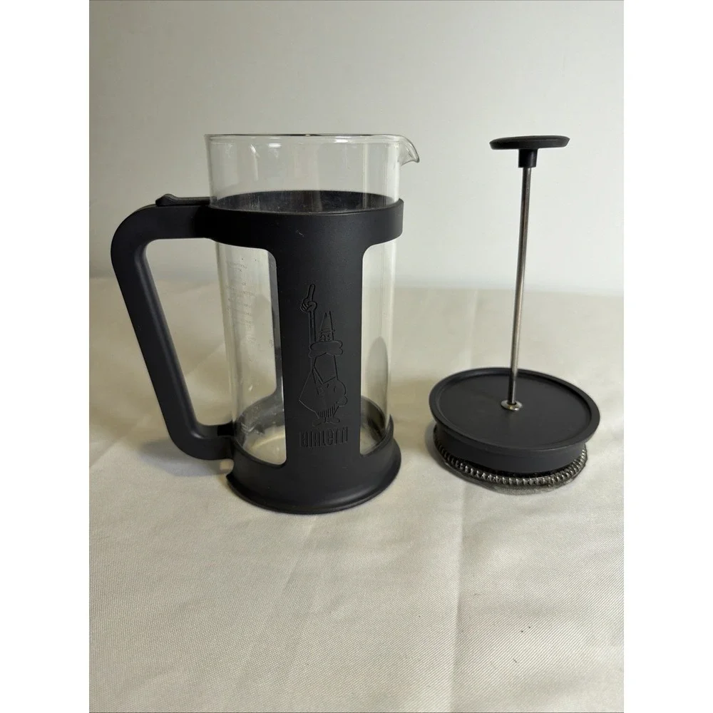 Bialetti Preziosa French Press Glass Coffee Maker 8 Cup